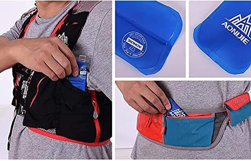 AONIJIE 2Pack of Soft Soft Folding Hydration Bottle Water Collapsible Flask BPA-Free Bottles (500ml without straws) - Image 5