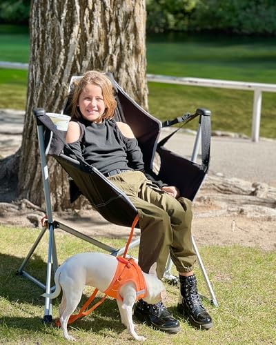 KingCamp Hammock Camping Chair, Swinging Portable Folding Camp Chairs for Adults Max 440lbs Heavy Duty Foldable Oversized Rocker with Aluminum Alloy Frame Cup Holder for Outdoor Beach Patio Sport - Image 2