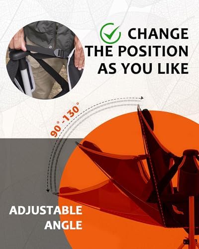 KingCamp Hammock Camping Chair, Swinging Portable Folding Camp Chairs for Adults Max 440lbs Heavy Duty Foldable Oversized Rocker with Aluminum Alloy Frame Cup Holder for Outdoor Beach Patio Sport - Image 6